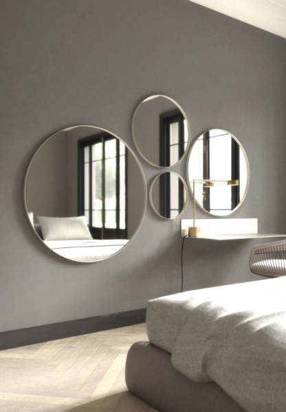 Frost Spiegel rund UNU 80cm white